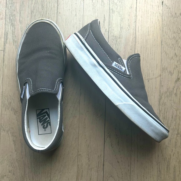 Vans Classic Slip On, Charcoal, Men Size 4.5 Women Size 6.0 Boys/Girls - Picture 3 of 7